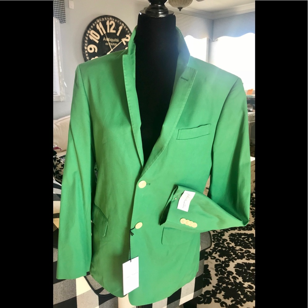 John. W. Nordstrom Green Blazer NWT. Sz.38 $295